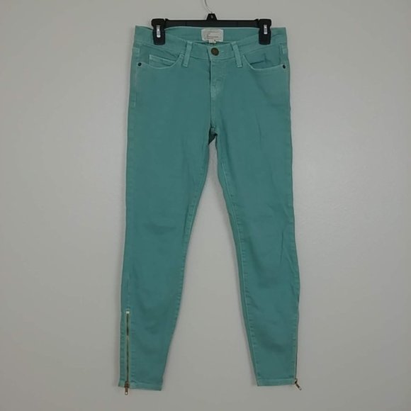 Current/Elliot The Zip Stiletto Jeans 0 / 26 #3434 - Picture 3 of 8